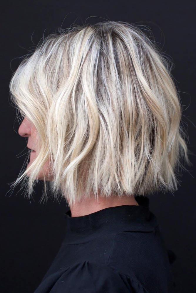 Dishwater Blonde Bob With Layers #bob #layeredhair