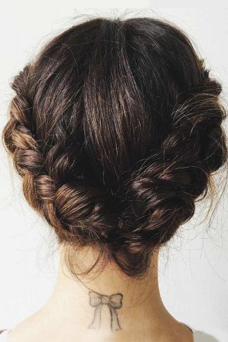 Eye-Catching Braided Updos Crown #braids #updo 