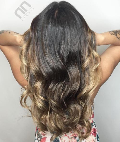Face-Framing Blonde Balayage