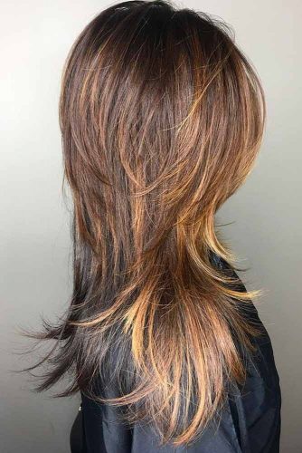 Feathered Long Shag Haircut #shaghaircut #haircuts #longhair