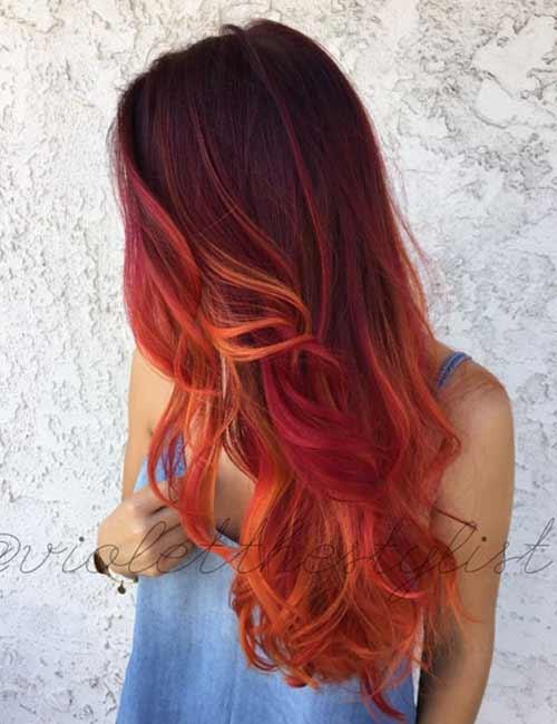 Fiery Phoenix Hair