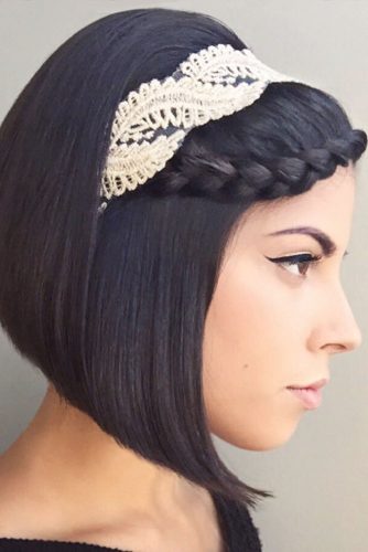 French Lace Braid for with Headband