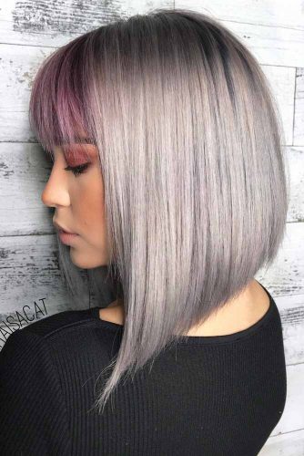 Grey Long Bob Hair picture1