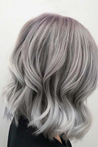 Grey Long Bob Hair picture2