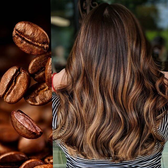 Hairstyle For Women With Coffee-Inspired Color