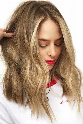 Light Brown Hair With Lowlights #brownhair #blondehair #highlights