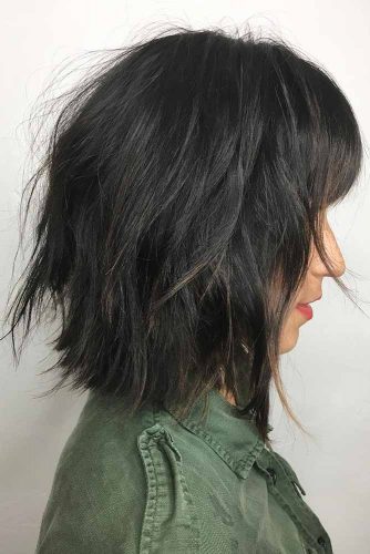 Long Bob Haircut with Bangs picture1