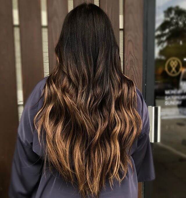 Long Easy Hairstyle Layered To A Point