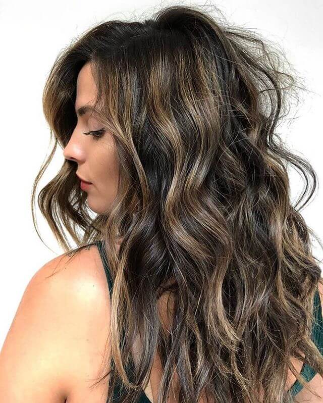 Long, Simple Dark Brown Locks