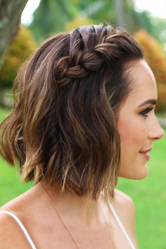 Lovely Side Braids Bob #bob #braids