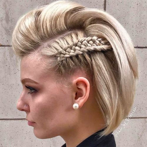 Macrame Braid to Make Your Bob Look Like A Mohawk