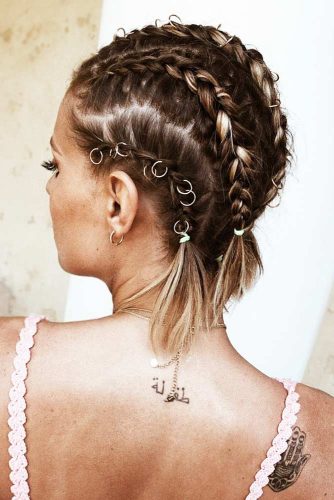 Marvelous Braid Hairstyles Cornrows #braids #shorthair