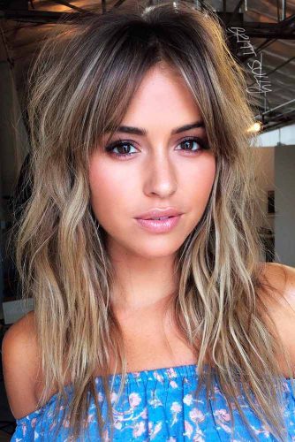 Medium Length Hairstyles with Bangs