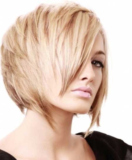 nice layered bob hair for girl