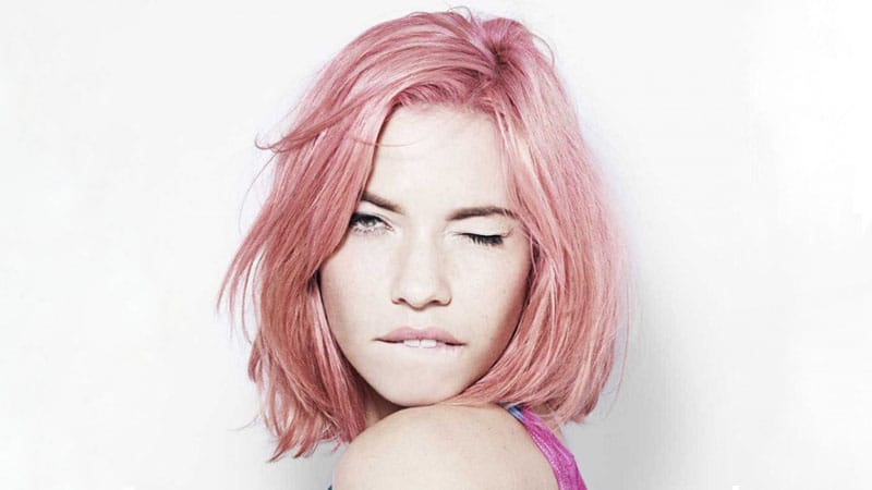 Pink Long Bob