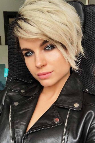 Pixie Hair Cut For Thick Hair #pixiehairstyles #pixiecut #shorthair #hairstyles #blondehair