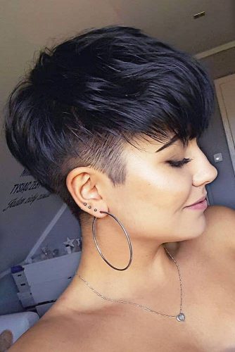 Pixie Hair Cuts With An Undercut #pixiehairstyles #pixiecut #shorthair #undercut #blackhair