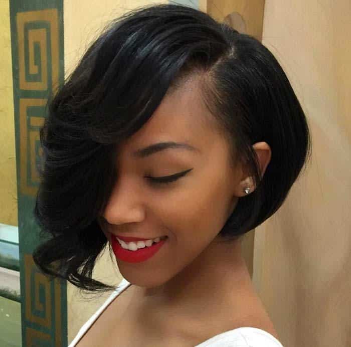 Short Hairstyles for Women: Asymmetrical Bob