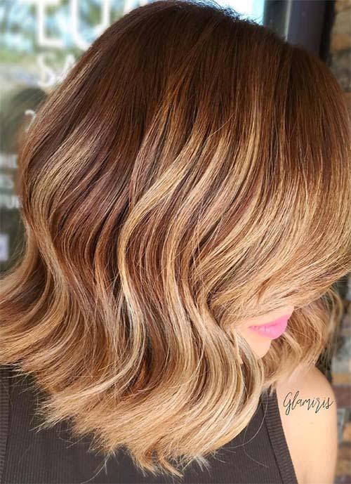 Short Hairstyles for Women: Balayage Bob