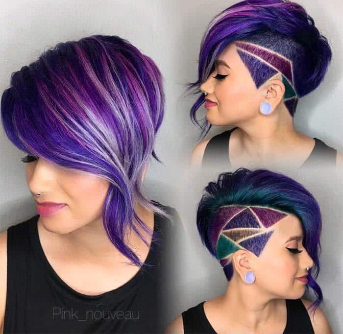 Short Hairstyles for Women: Diamond Undercut