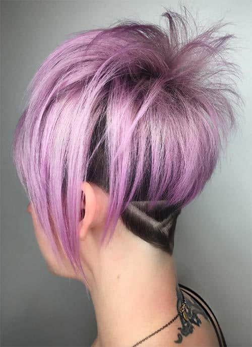 Short Hairstyles for Women: Geometric Undercut