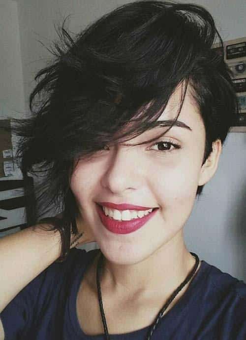 Short Hairstyles for Women: Long Asymmetrical Pixie