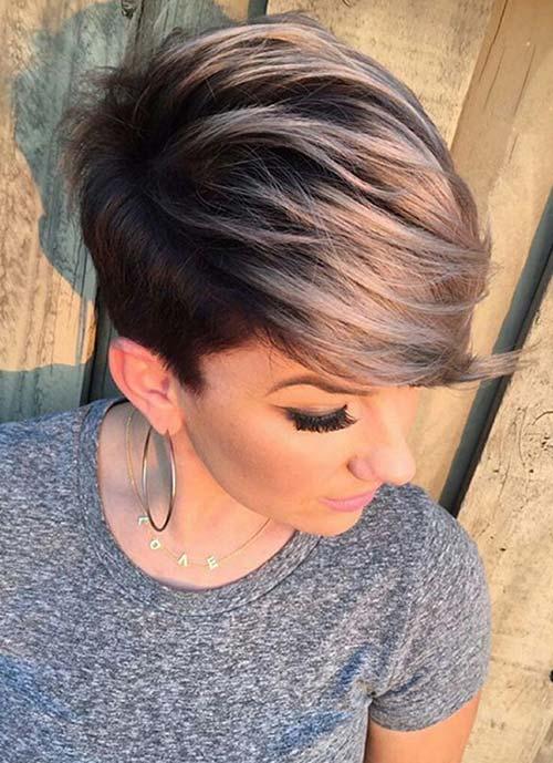Short Hairstyles for Women: Long Pixie