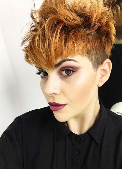 Short Hairstyles for Women: Messy Long Pixie