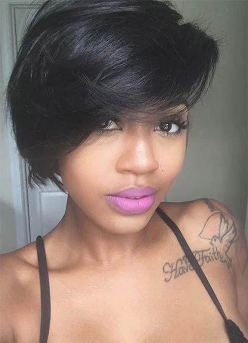 Short Hairstyles for Women: Short Bob with Side Bangs
