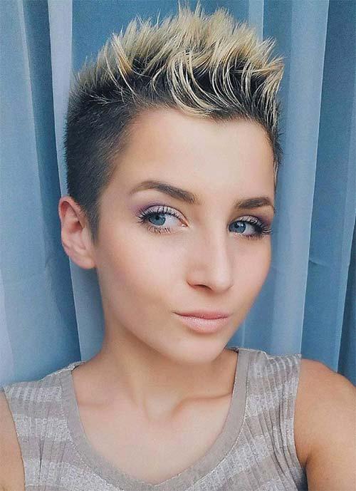 Short Hairstyles for Women: Spiked Pixie