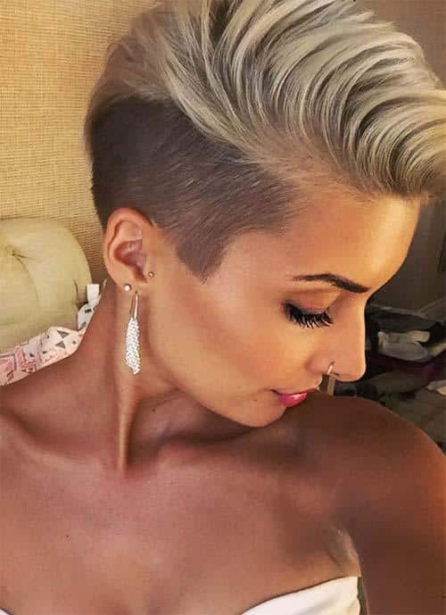 Short Hairstyles for Women: Undercut Pixie