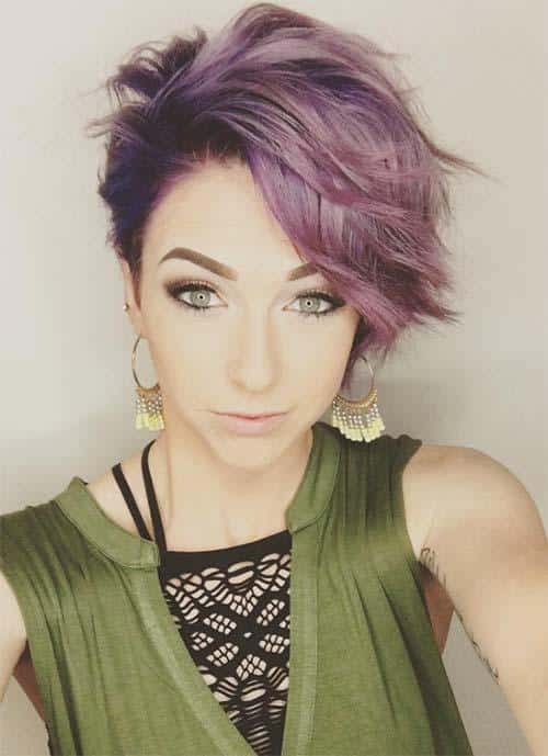 Short Hairstyles for Women: Wavy Pixie