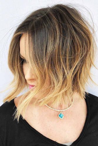 Short Shaggy Cut for Thin Hair #thinhair #wavyhair #bob