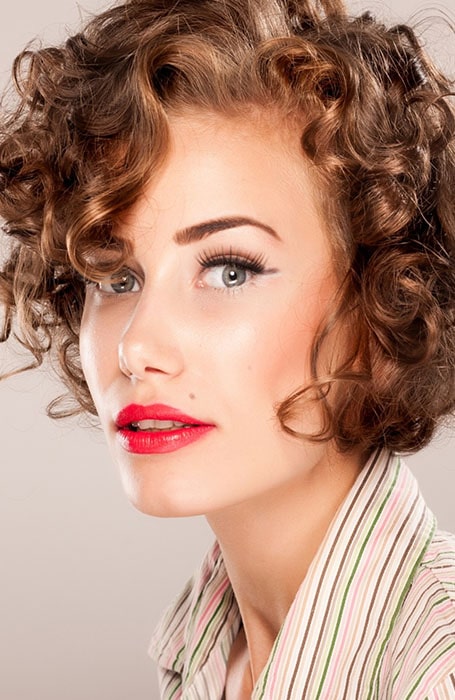 Short Vintage Curls