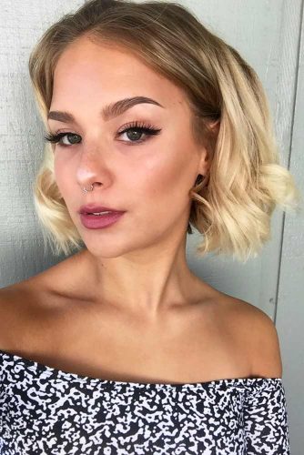 Short Wavy Bob #shortbob #shortbobhairstyles #hairstyles #bobhairstyles