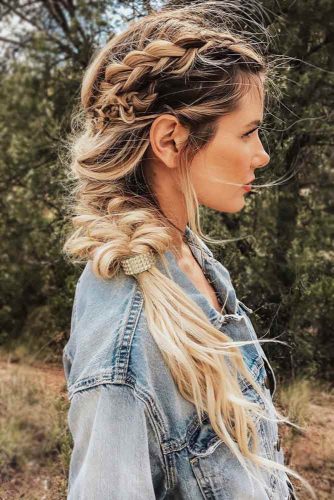 Simple Stylish Ideas Of French Braid Hairstyles picture2