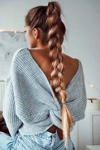 Simple Stylish Ideas Of French Braid Hairstyles picture3