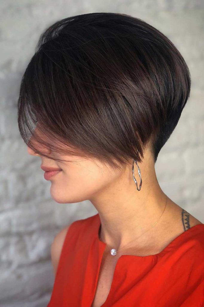 Smooth, but Edgy #bob #layeredhair