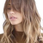 Blonde Medium Length Hairstyles With Curtain Bangs Hairs London
