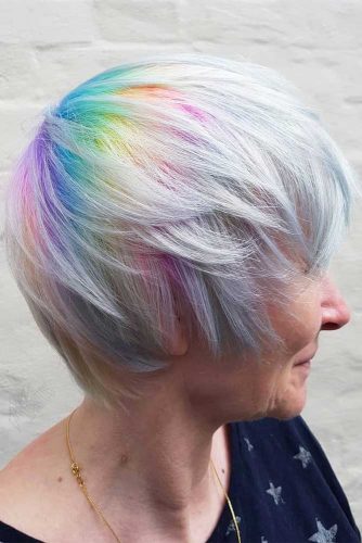 Unicorn Roots For Gray Hair