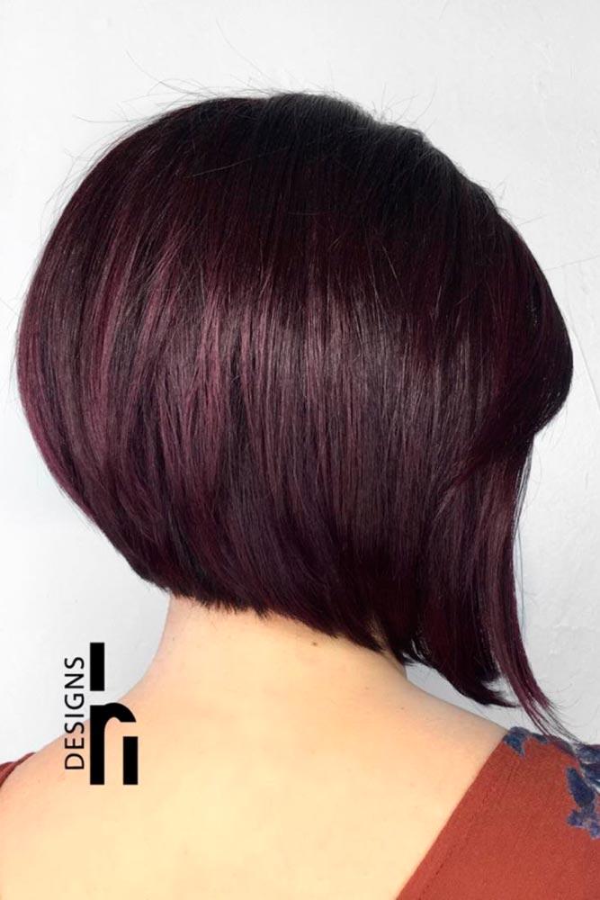 Vampy Layered Bob Hairstyles