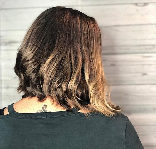 Volumized Inverted Bob