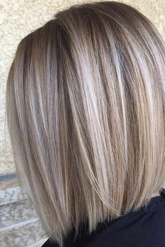 Warm Balayage for Straight Bob