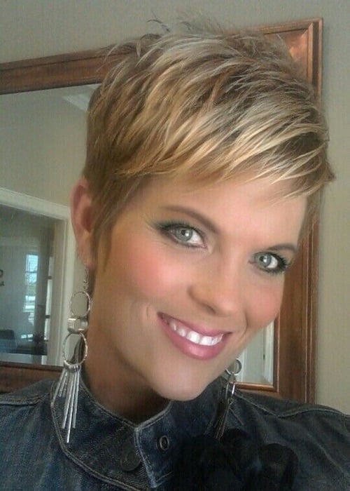 Hairstyles For Fine Thin Straight Hair Over 50 Pictures - Choppy Pixie Cuts For Over 50