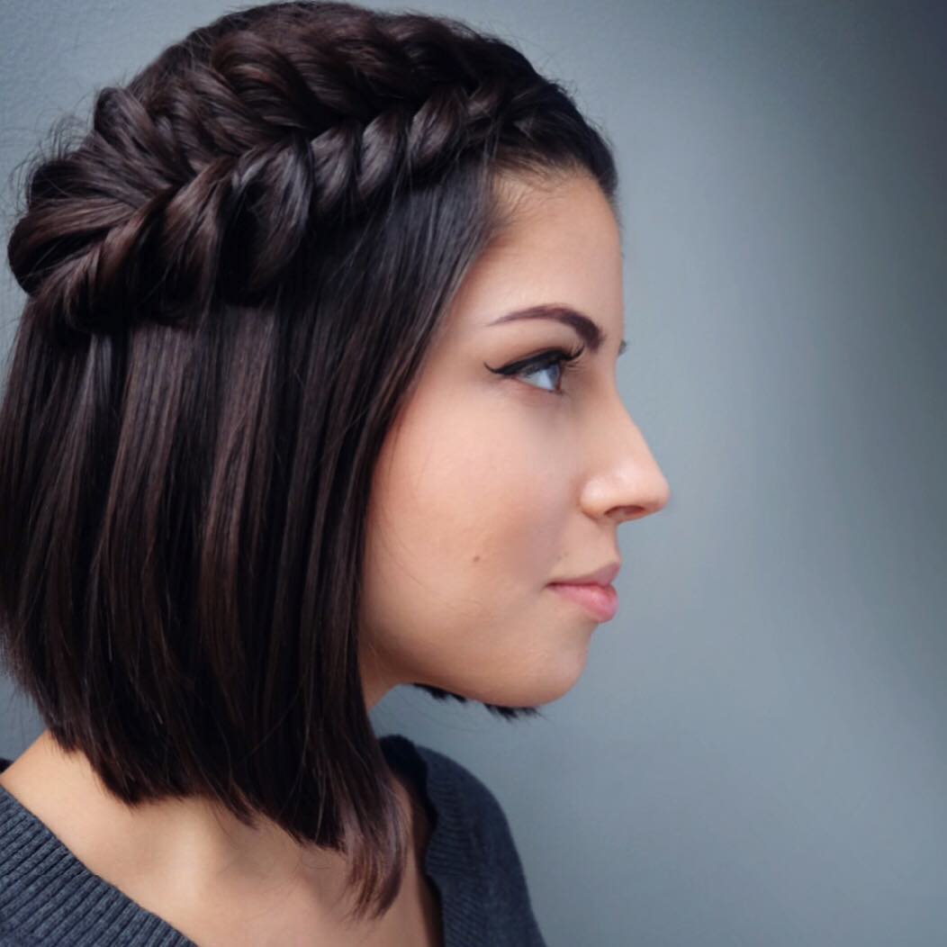 29 Swanky Braided Hairstyles To Do On Short Hair