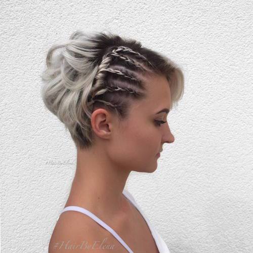 29 Swanky Braided Hairstyles To Do On Short Hair