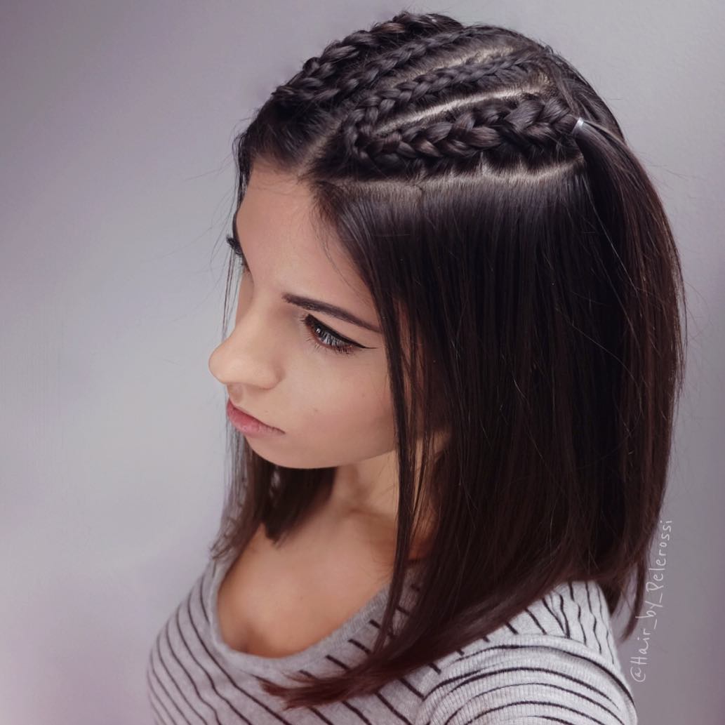 29 Swanky Braided Hairstyles To Do On Short Hair Hairs London