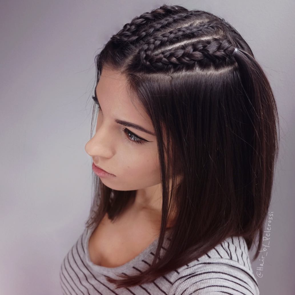 29 Swanky Braided Hairstyles To Do On Short Hair