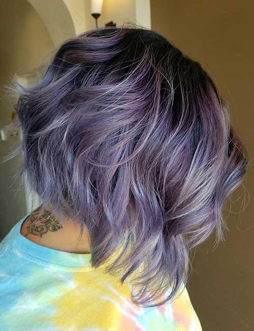 30. Wavy Lilac Stacked Lob