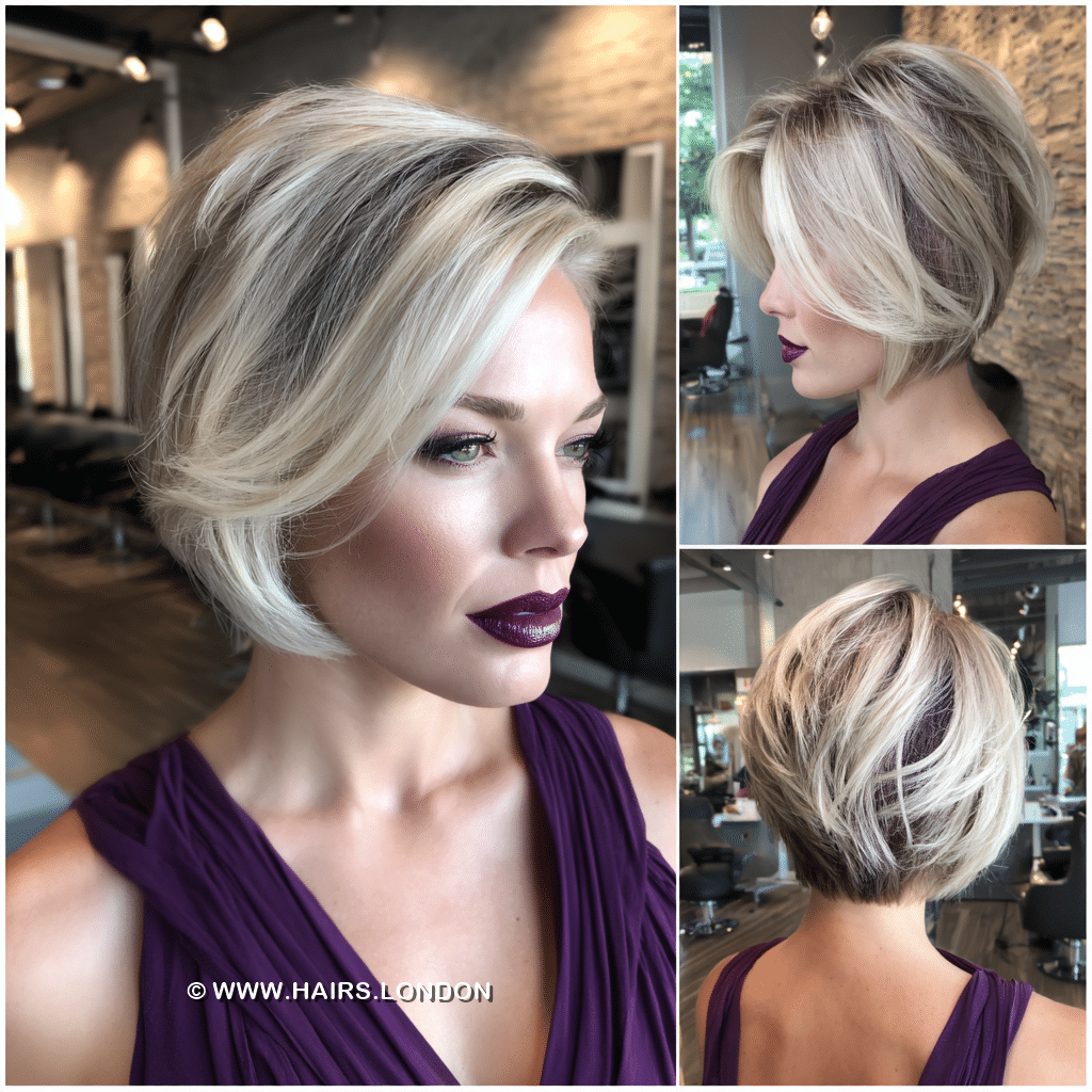 Creamy Platinum Blonde Hair